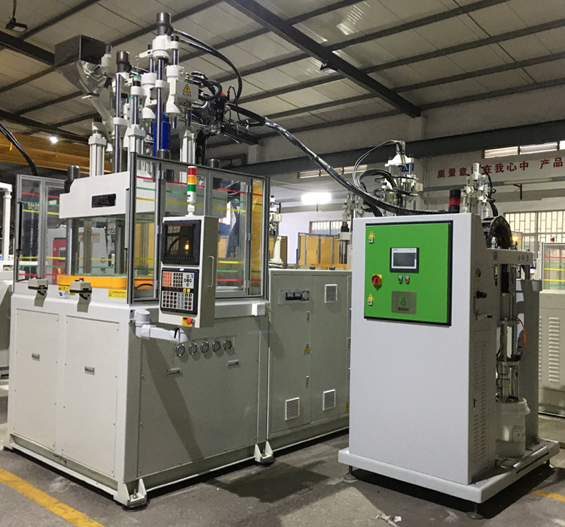 液態硅膠雙色立式注塑機